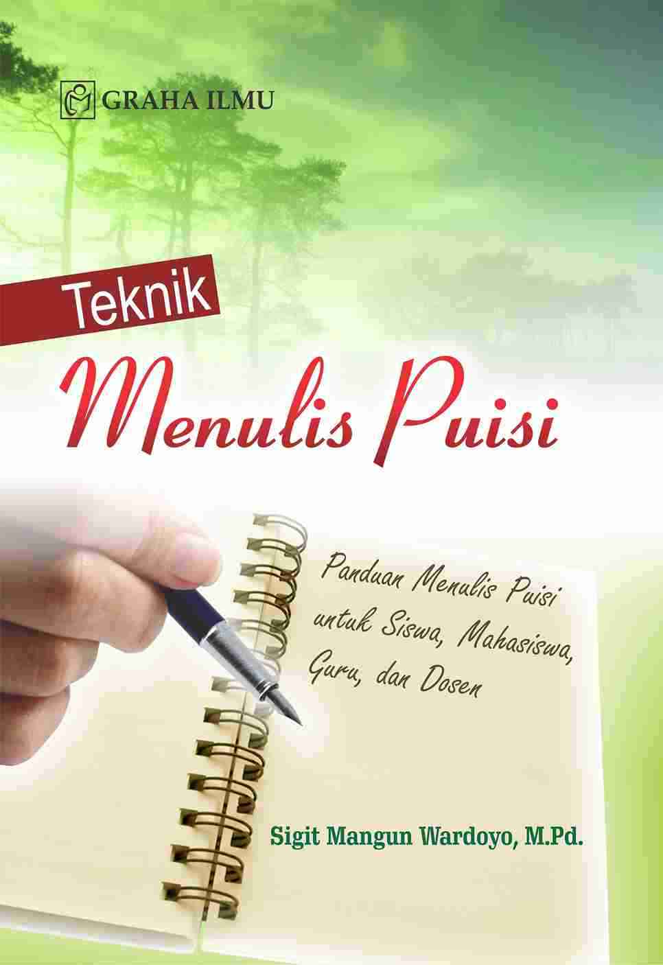 Sampul buku Teknik Menulis Puisi...